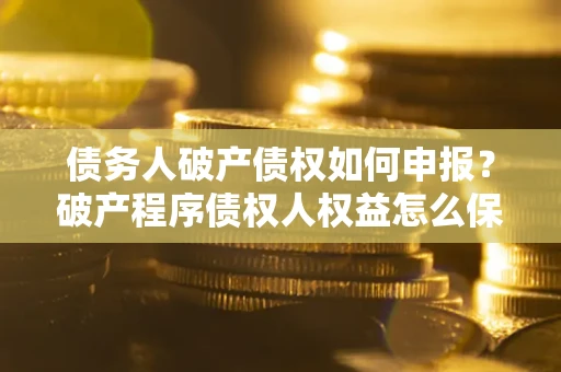 武汉债务人破产债权如何申报？破产程序债权人权益怎么保障？