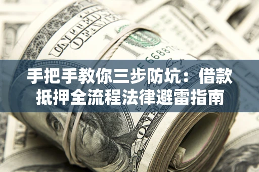 武汉手把手教你三步防坑：借款抵押全流程法律避雷指南