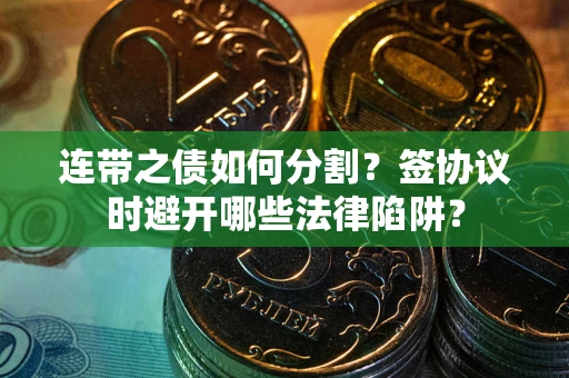 武汉连带之债如何分割？签协议时避开哪些法律陷阱？