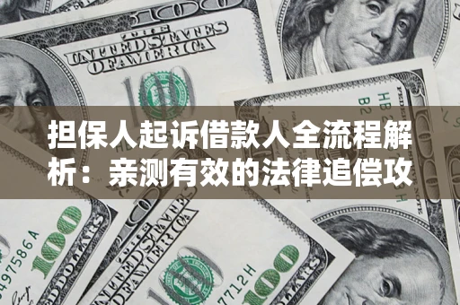 武汉担保人起诉借款人全流程解析：亲测有效的法律追偿攻略
