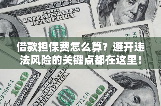 武汉借款担保费怎么算？避开违法风险的关键点都在这里！