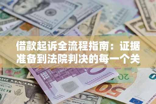武汉借款起诉全流程指南：证据准备到法院判决的每一个关键步骤