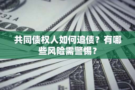武汉共同债权人如何追债？有哪些风险需警惕？