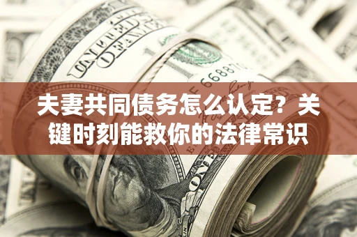 武汉夫妻共同债务怎么认定？关键时刻能救你的法律常识