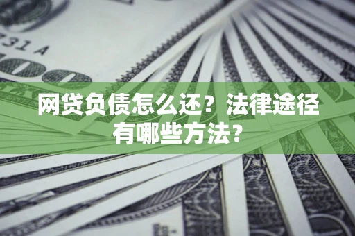 武汉网贷负债怎么还？法律途径有哪些方法？